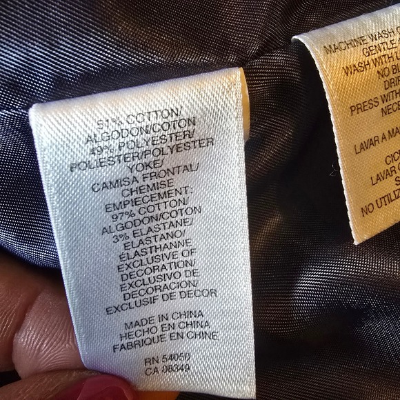 Jones New York‎ Signature Women's Size Large Navy Soft Patch Elbow Corduroy Gold - Picture 10 of 14